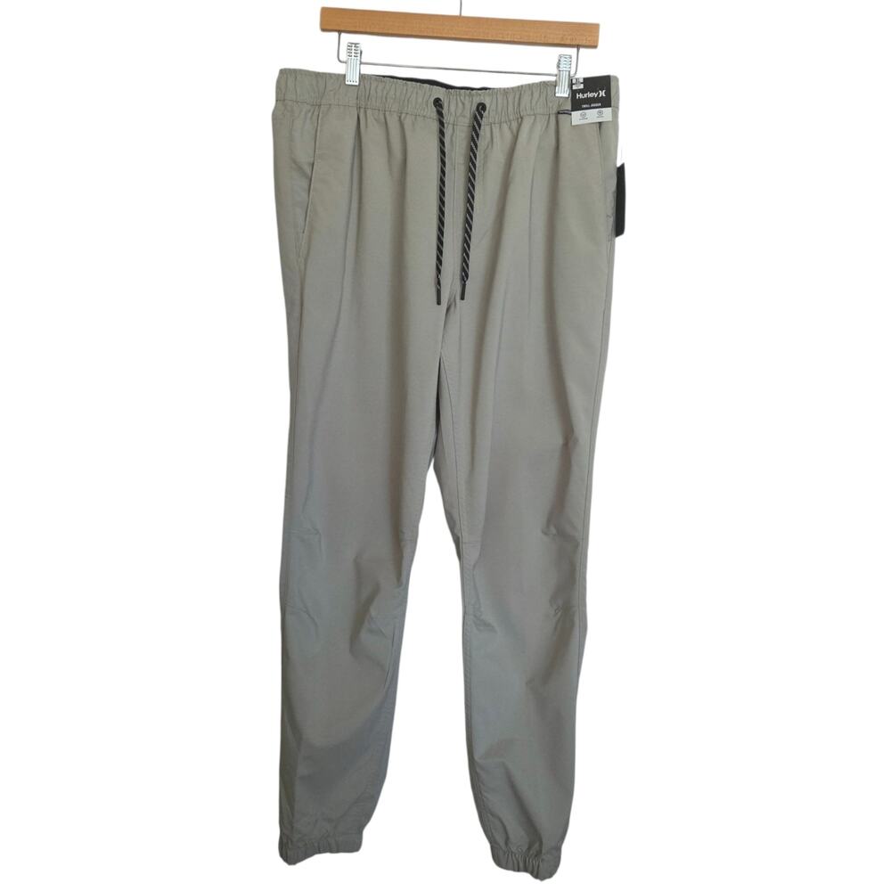 NEW Hurley XL Regular Off Duty HeatherTwill Jogger Sandstorm Pockets Utility